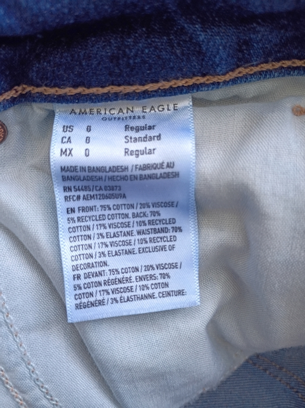 American Eagle Outfitters Strigid Blue Jeans - Picture 6 of 6